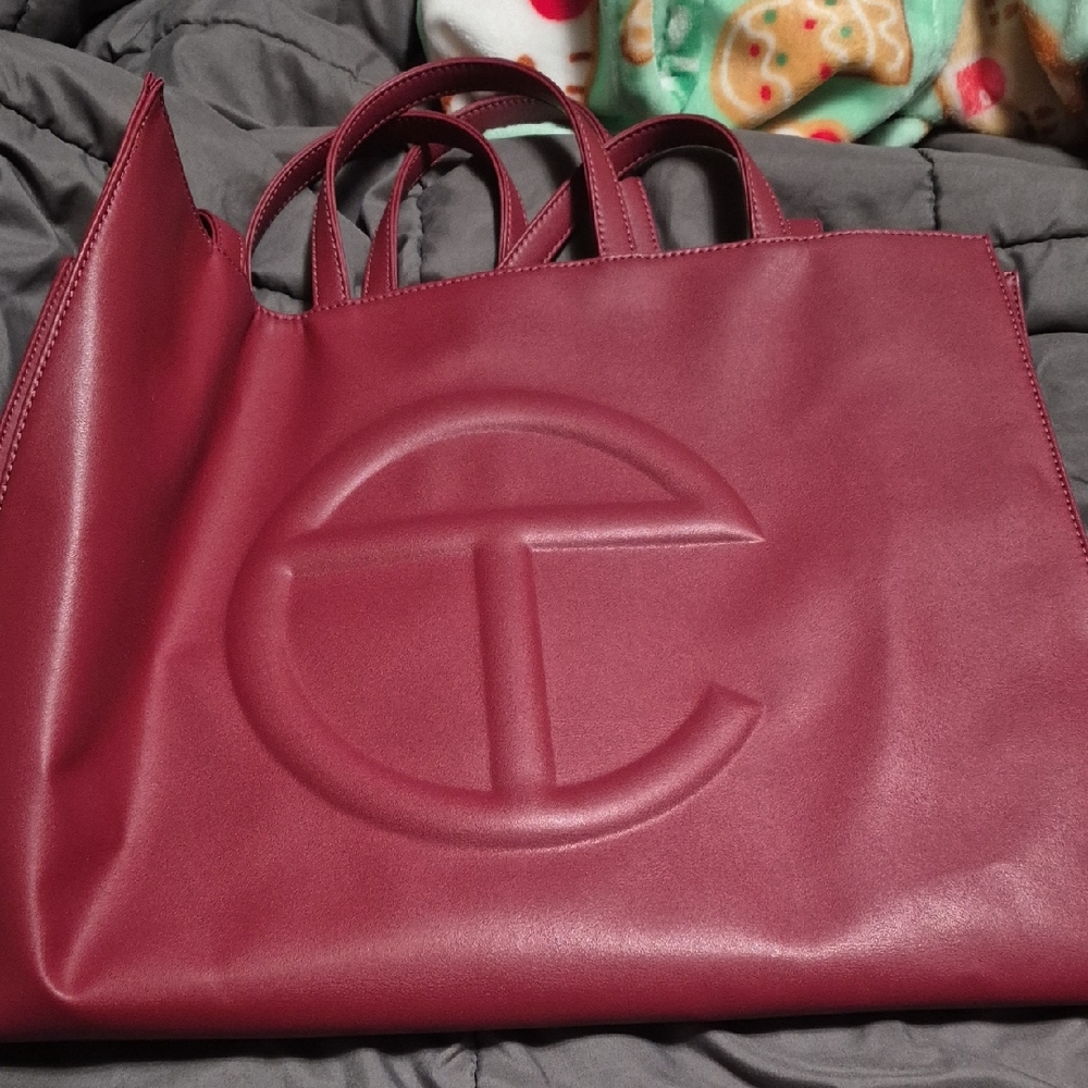 Telfar Women's Deep Red Tote